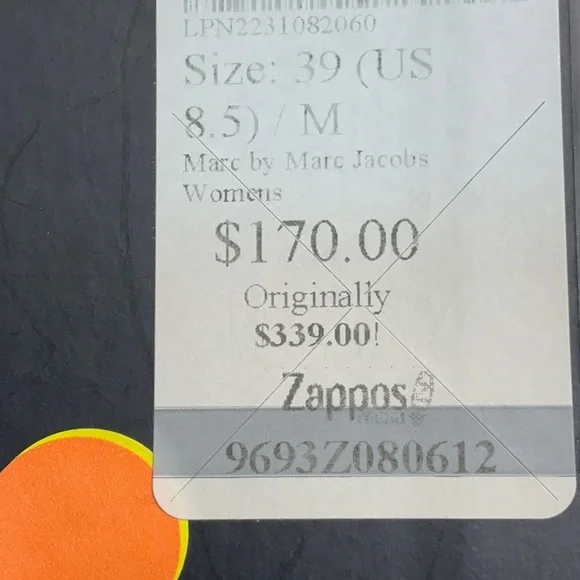 EUC Marc Jacobs Red leather peep toe pumps Italy - Picture 9 of 11